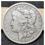 1892 Morgan Dollar VF
