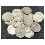 (20) Silver W. Quarters