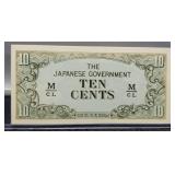 1942 Japan Ten Cent Fractional Note