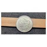 1896 Morgan Dollar XF Scratch Marks On Date