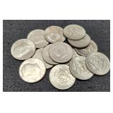 (14) Kennedy Half Dollars 1971 Up