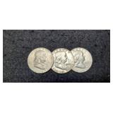 (3) 1963-D F. Half Dollars