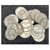(20) Silver W. Quarters