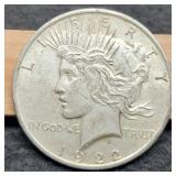 1922-D Peace Dollar