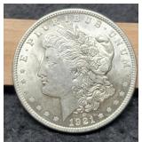 1921 Morgan Dollar BU