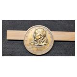 Bronze 1976 2 5/8" 3D Medallion Bicentennial
