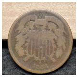 1864 Two Cent