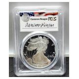 2002-W Slab Proof Silver Eagle PCGS PR69 DCAM