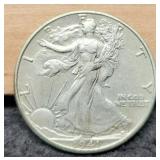 1941-D W. Liberty Half Dollar XF