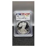 2008-W Slab Proof Silver Eagle PCGS PR69 DCAM