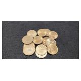 (14) Sacagawea Dollar Coins