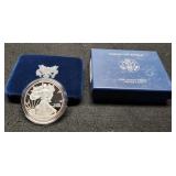 2008-W Proof Silver Eagle w/ Case & COA