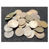 (50) Indian Head Cents AG To Culls