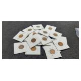 (20) 1910 L. Cents In 2x2