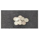 (10) Different Barber Dimes Back To 1898