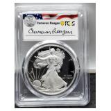 2021-W T1 Slab Proof Silver Eagle PCGS PR69 DCAM