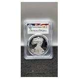 2021-W T1 Slab Proof Silver Eagle PCGS PR69 DCAM