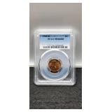 1945-D Slab Lincoln Cent PCGS MS66 RD