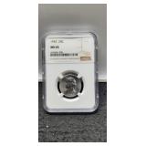 1953 Slab W. Quarter NGC MS65