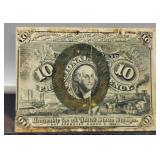 1863 Ten Cent Fractional Currency Note