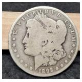 1892-S Morgan Dollar VG Key Date