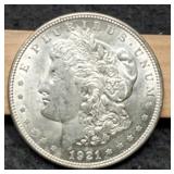 1921 Morgan Dollar Unc.