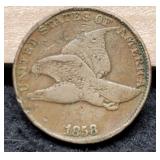 1858 LL Flying Eagle Cent