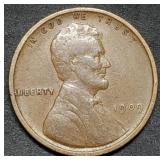 1909 VDB Lincoln Wheat Cent Nice