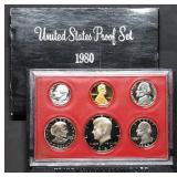 1980 US Mint Proof Set w/ SBA Dollar