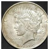 1922-D Peace Silver Dollar