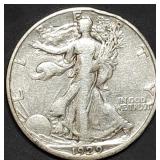 1929-D Walking Liberty Silver Half Dollar