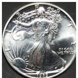 1989 1oz Silver Eagle Gem BU