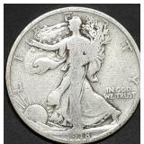 1918-D Walking Liberty Silver Half Dollar