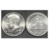 Pair of 1976 Bicentennial Kennedy Half Dollars BU