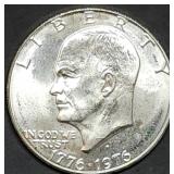 1976 Bicentennial Silver Ike Dollar Gem BU