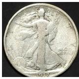 1917-S Walking Liberty Silver Half Dollar