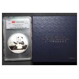 2017 Chinese 150g Silver Panda PCGS PR70 DCAM