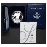 2004 W 1oz Proof Silver Eagle MIB