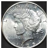 1925 Peace Silver Dollar Gem BU