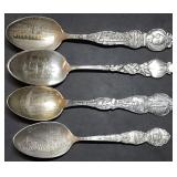 3oz Sterling Silver Collector Spoons 104g