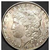 1885 Morgan Silver Dollar BU Toned