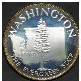 14.5g Sterling Silver Proof Medal 1976 Washington
