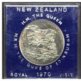 1970 New Zealand Mount Cook Comm. Dollar