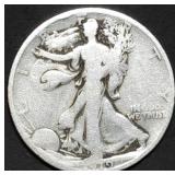1919-D Walking Liberty Silver Half Dollar