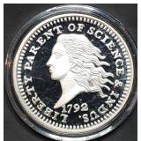 2 Troy Oz .999 Fine Silver Round - 1792 Disme