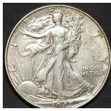 1947 Walking Liberty Silver Half Dollar