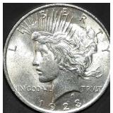 1923 Peace Silver Dollar Gem BU