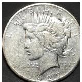 1927 Peace Silver Dollar