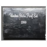 1980 US Mint Proof Set w/ SBA Dollar
