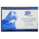 2006 Statehood Quarter Proof Set MIB